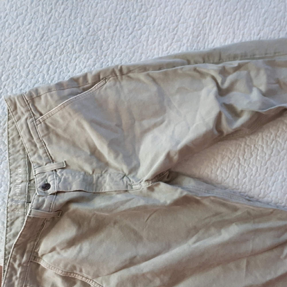 men's chinos in grey-sea green